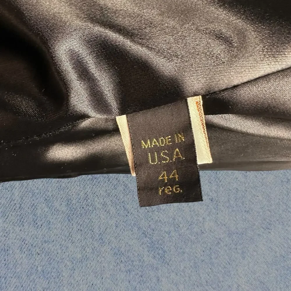 Vintage London Fog Men’s Burgundy Leather Blazer - Size 44 Regular - Picture 5 of 6